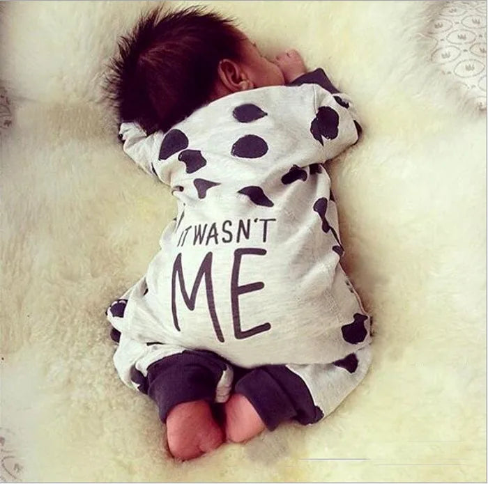 Newborn Baby Girl Rompers Jumpsuit Long Sleeve Polka Dot Lovely Cute Fashion Clothes Outfit 0-24M