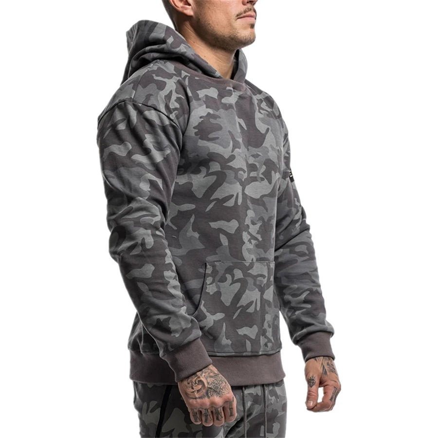 NEW sporting suits mens fashion tracksuit men camouflage Hoodies + sweatpants Men's Sportwear Suit Hoodies Tracksuit Set Male