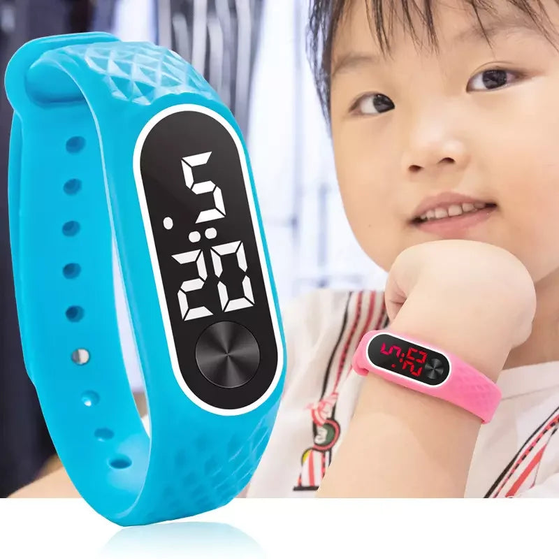 New Children&#39;s Watches Kids LED Digital Sport Watch for Boys Girls Men Women Electronic Silicone Bracelet Wrist Watch Reloj Nino